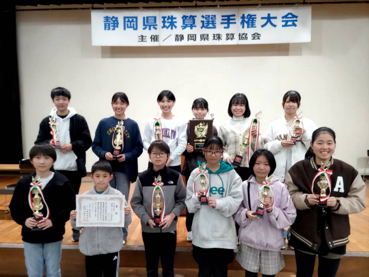 令和5年度静岡県珠算選手権大会で団体４連覇！ | たかなし珠算教室